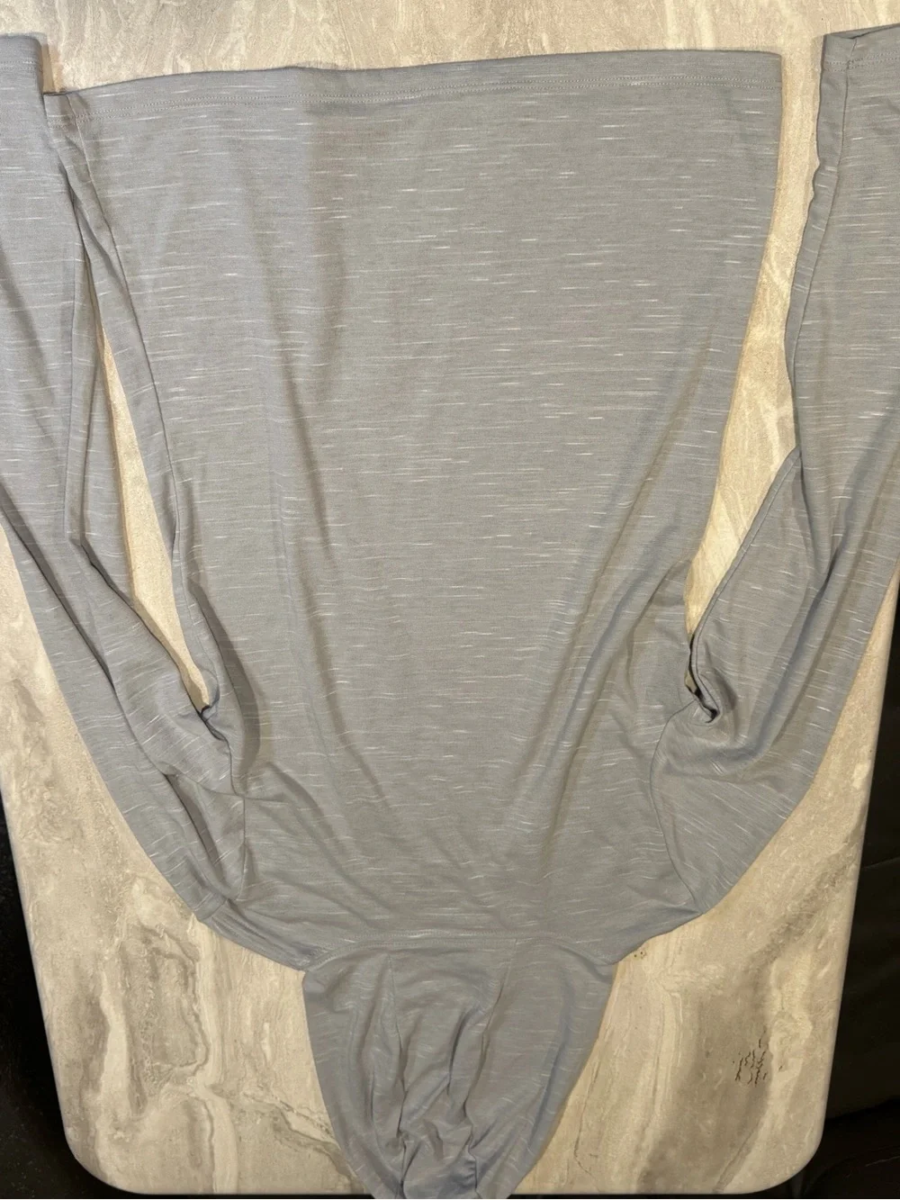Nike Womens Heather Light Gray Performance Crewneck Hoodie